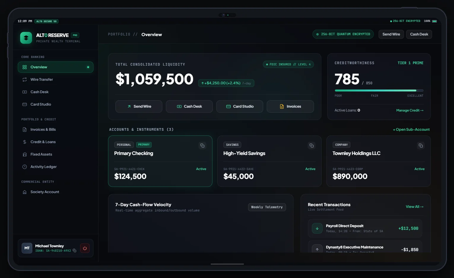 One overview for every account